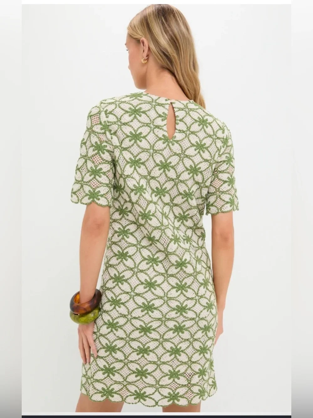 Tuckernuck fern crochet belclaire dress size medium nwt